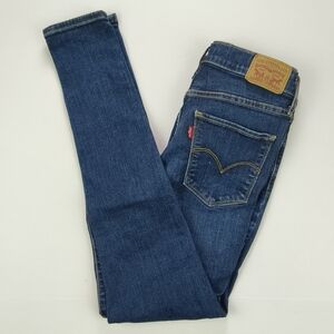 Levi’s 720 Women's High Rise Super Skinny Jeans Dark Wash Classic Stretch Denim